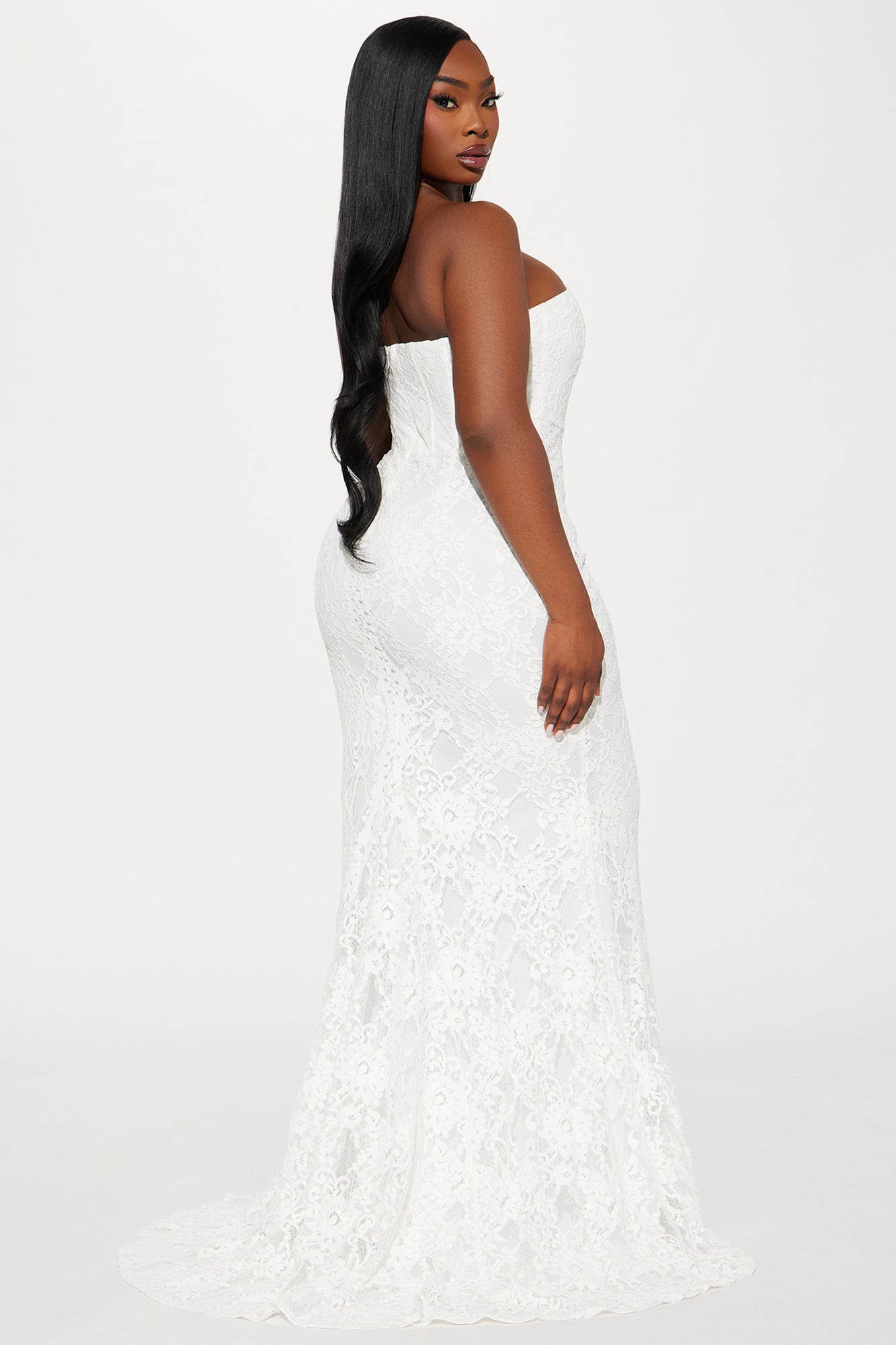 Linnea Lace Maxi Dress - White