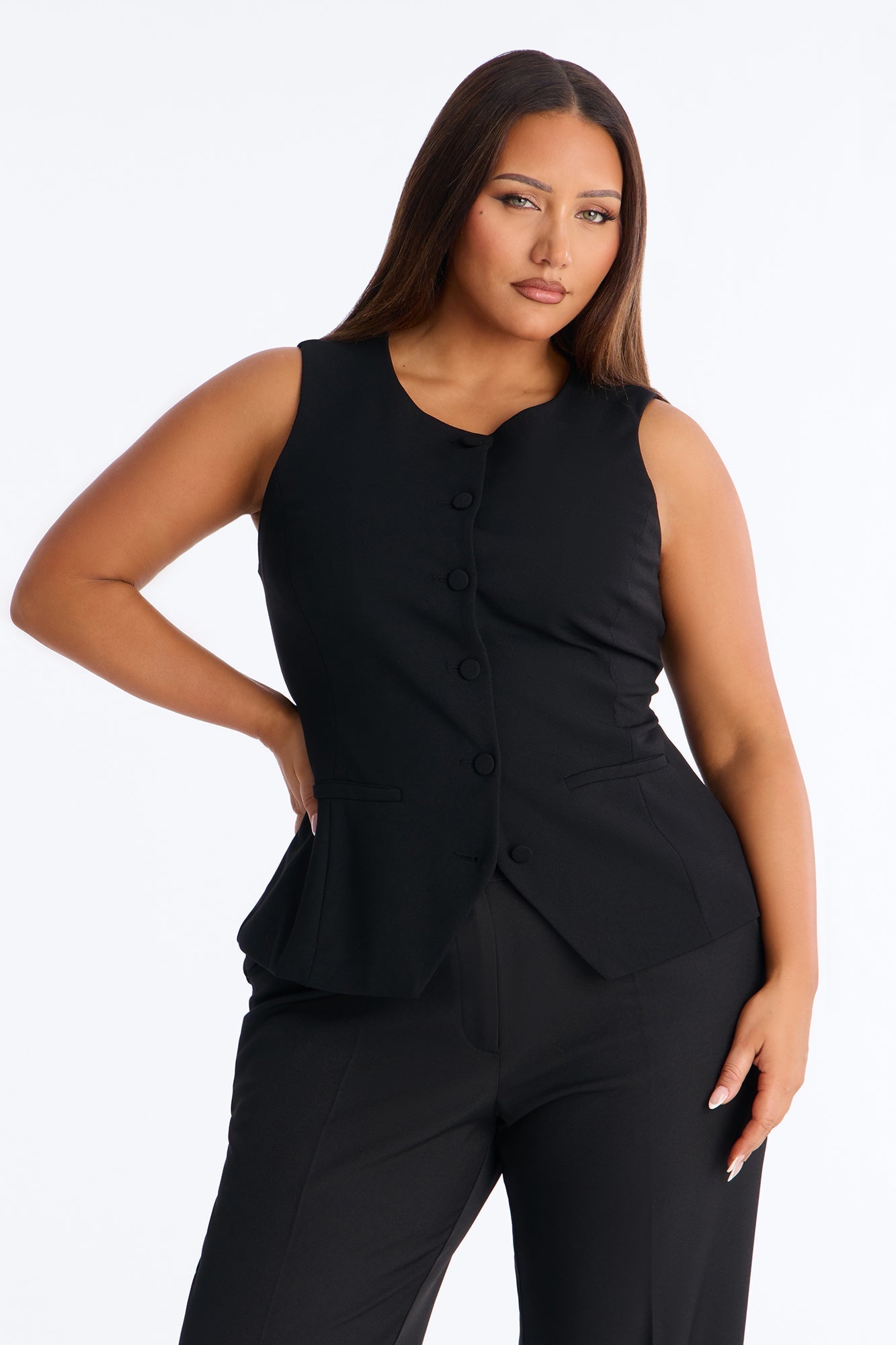 Paloma Business Vest - Black
