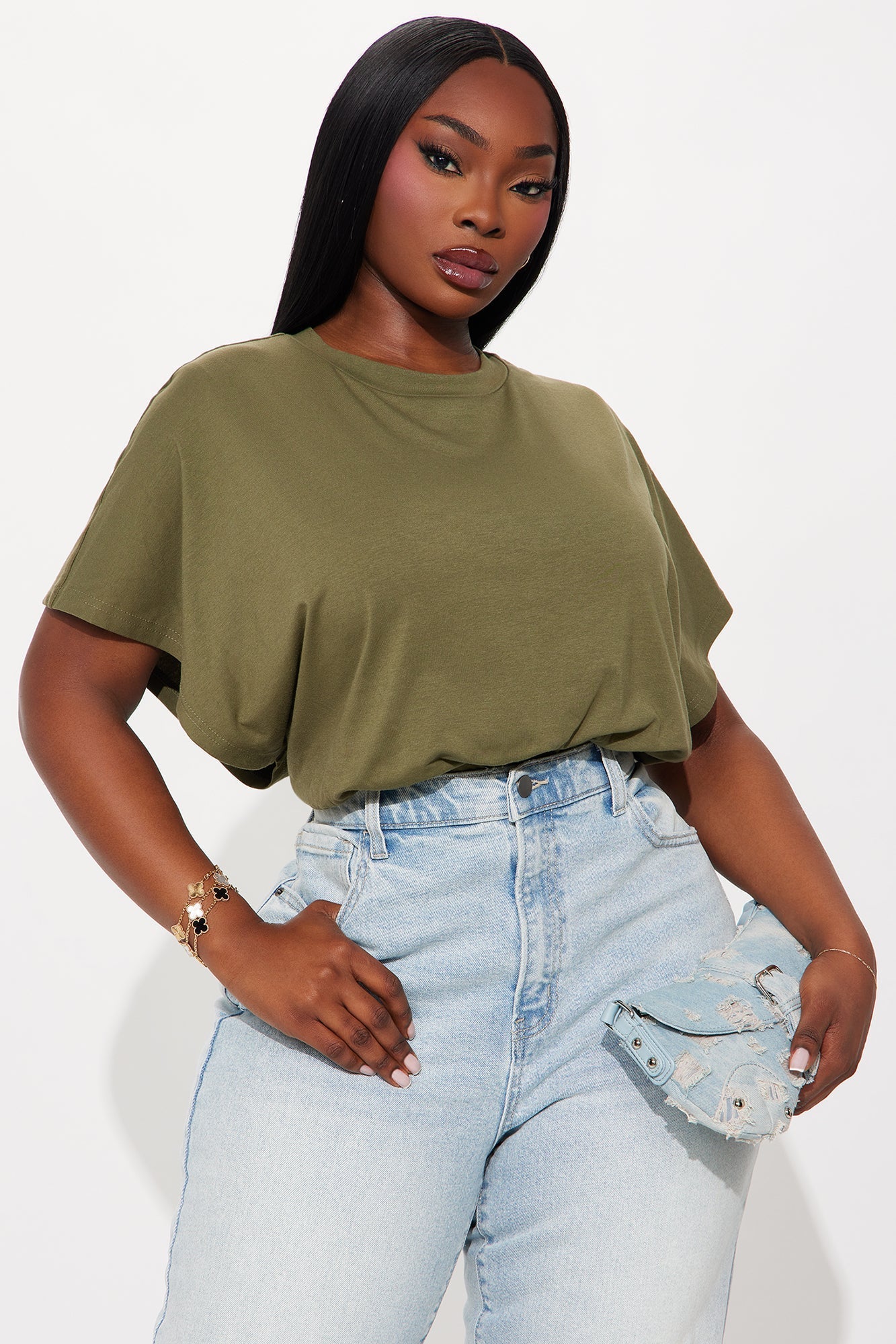 Weekend Plans Short Sleeve Bodysuit - Olive