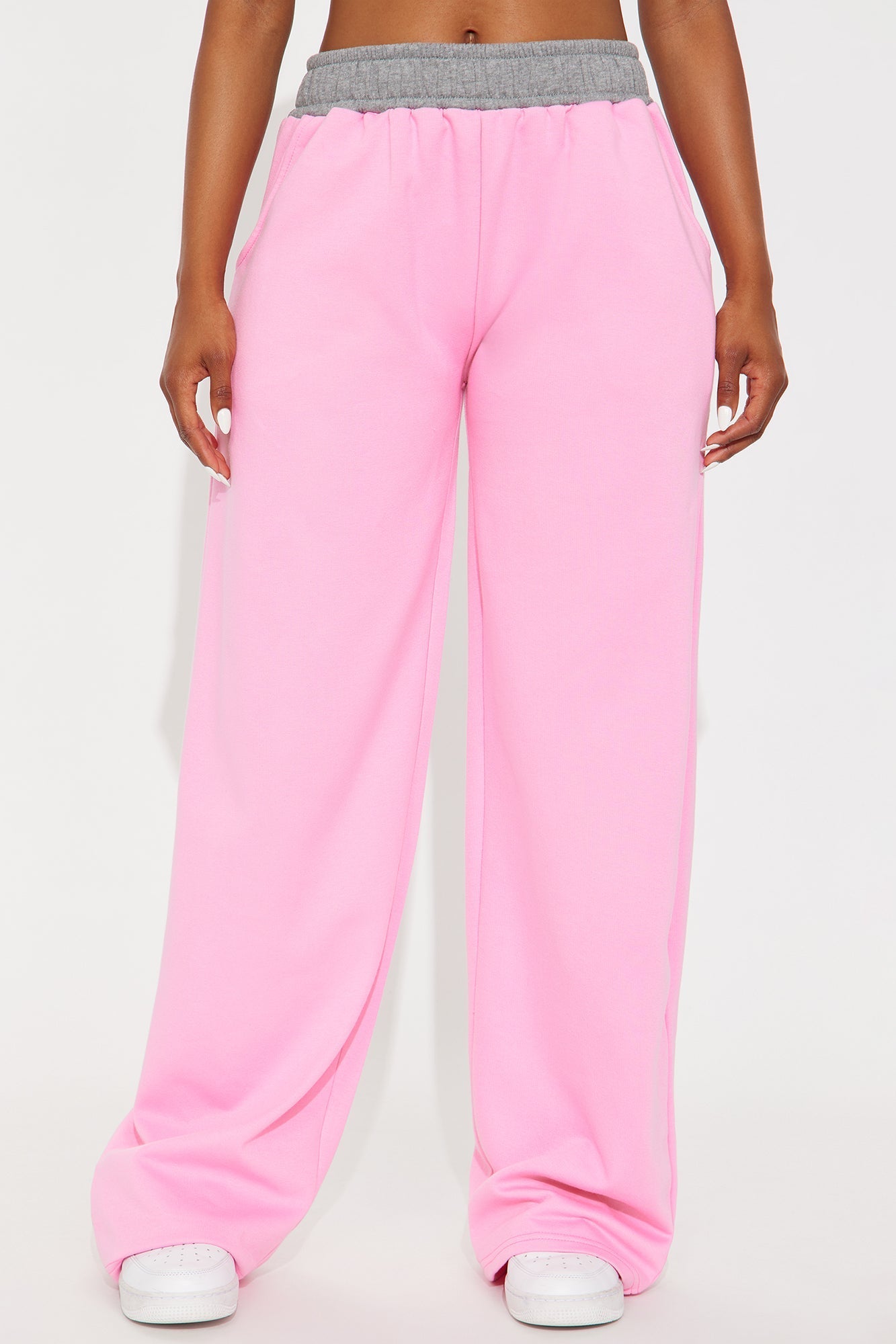 Ryder Fleece Lounge Pant - Pink