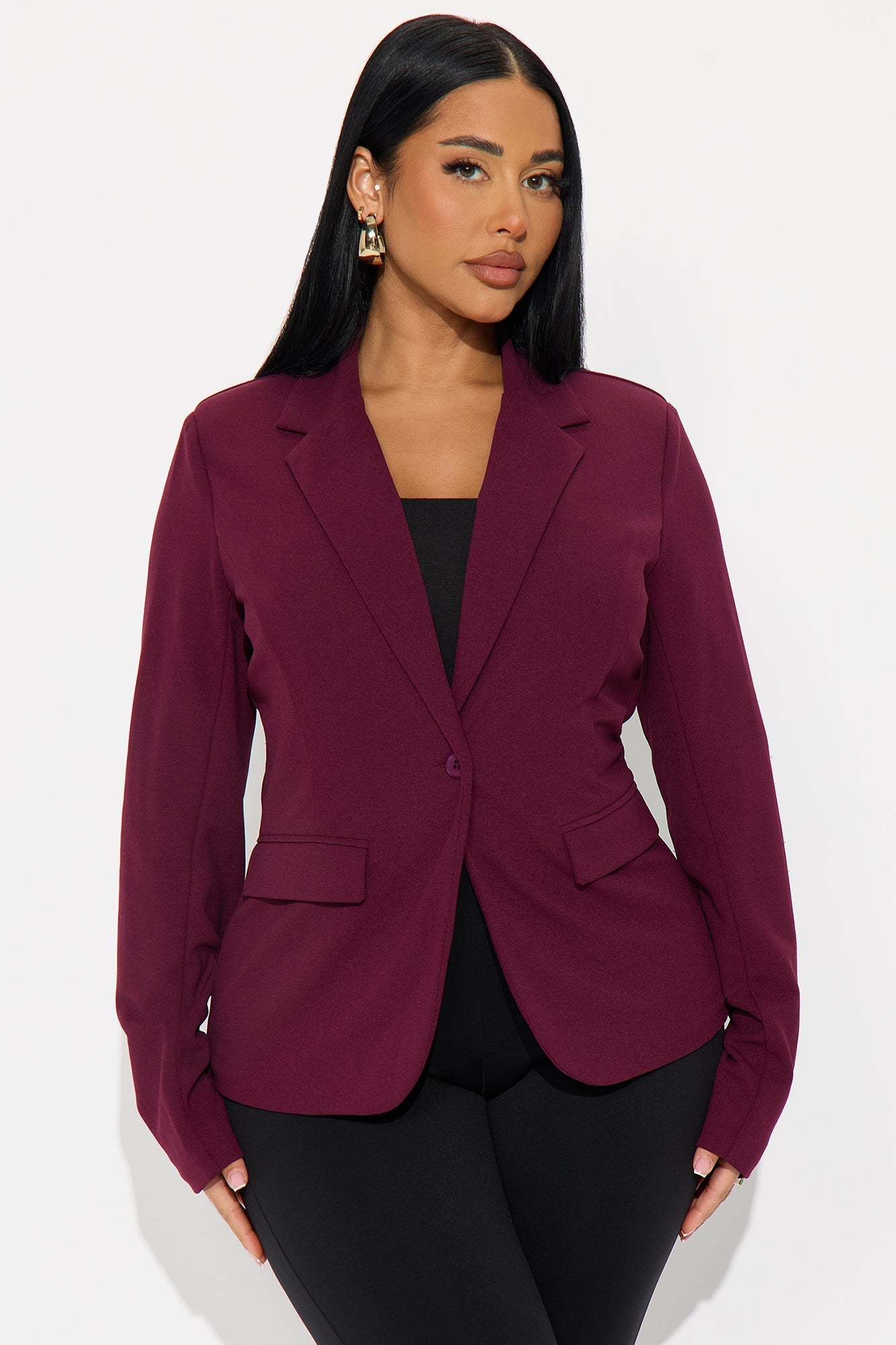 Make The Call Blazer - Burgundy
