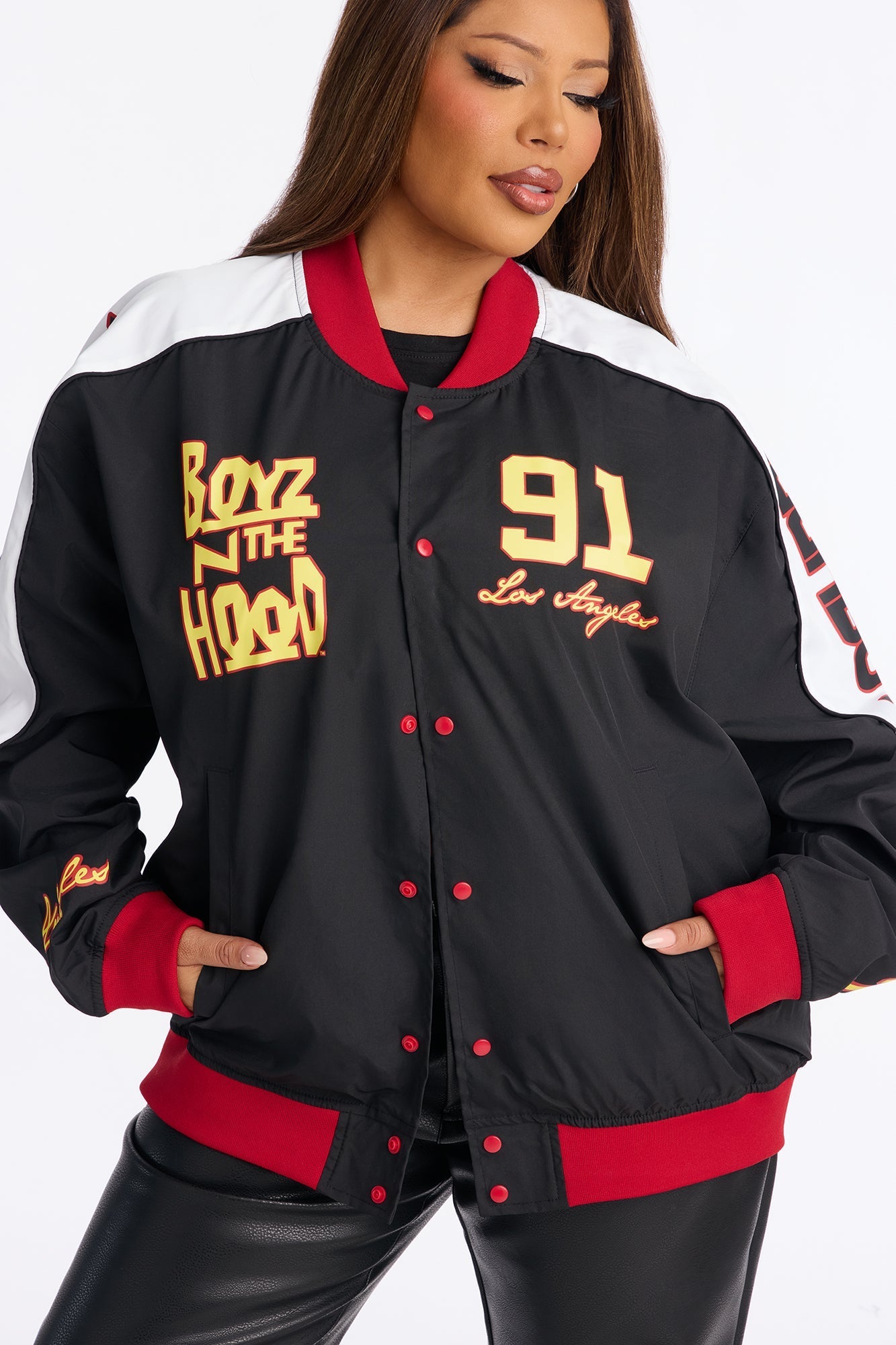 Boyz N The Hood 91 Bomber Jacket - Black/combo